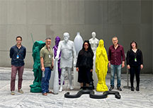 Simultaneous ensemble in MoMA Sculpture Garden