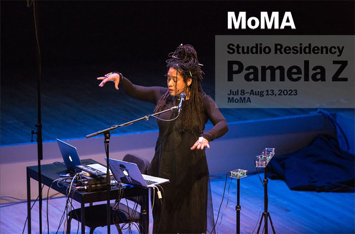 Pamela Z MoMA Studio Residency
