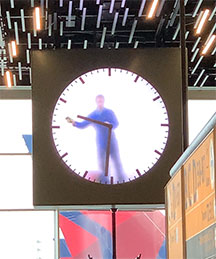 Clock at Schiphol Airport