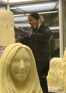 Butter Artist at MN State Fair