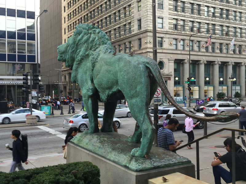 Chicago Art Institute Lion