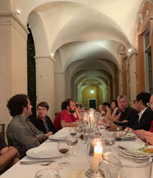 Dinner in the Cortile